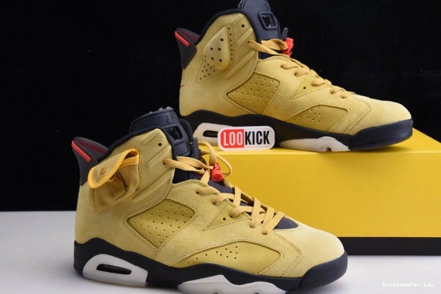 Boostmaster lin JORDAN X YELLOW AIR 6 CN1084-300 TRAVIS SCOTT 0819